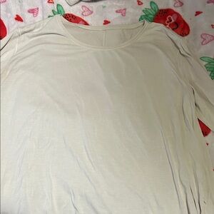 Women's Classic Cream Long Sleeve Top